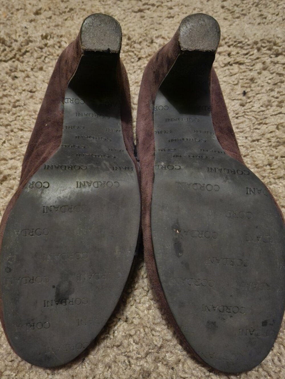 Cordani Brown Suede Platform Heels MULTI STRAP 39 (US 8) - Picture 5 of 7